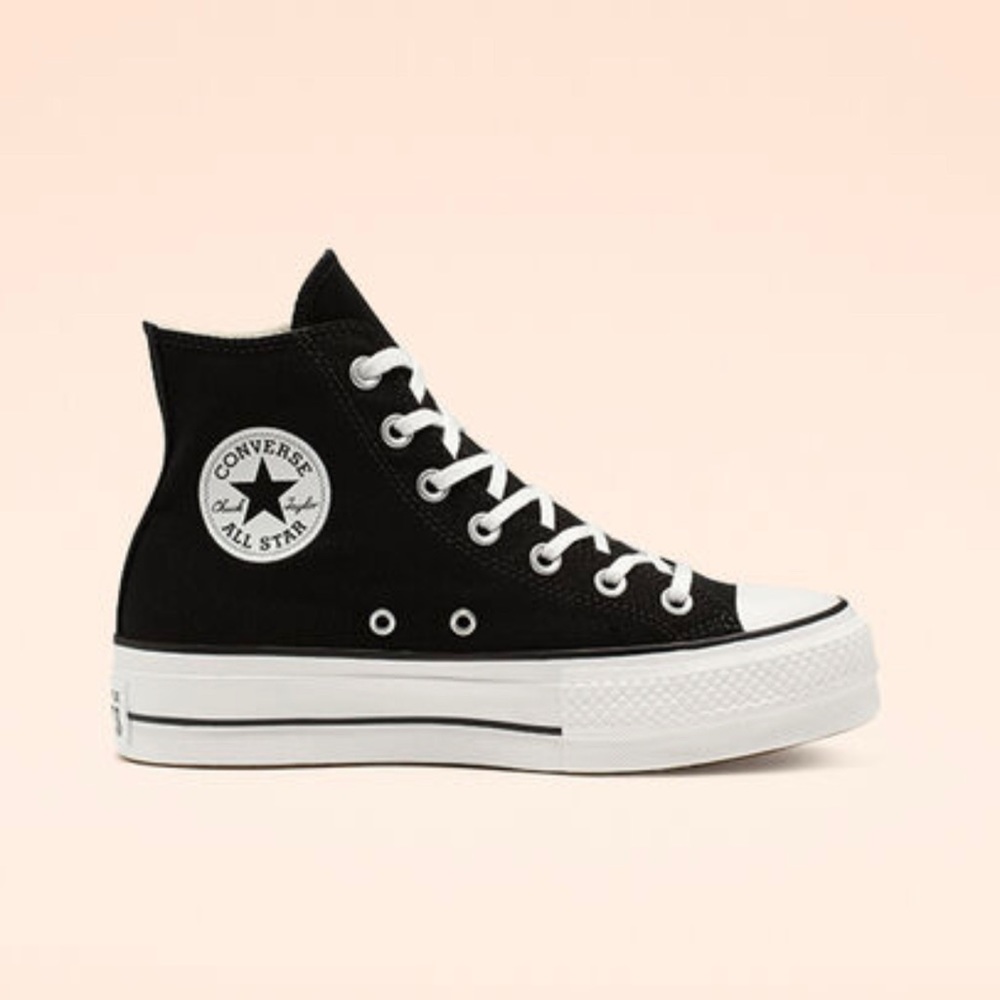 Canvas Platform Chuck Taylor All Star Black